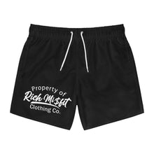 Load image into Gallery viewer, RM black Swim Trunks