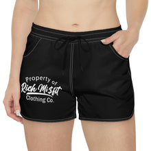 Load image into Gallery viewer, Women's Black Casual Rich Misfit Shorts