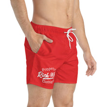 Load image into Gallery viewer, RM red Swim Trunks
