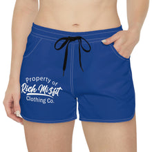 Load image into Gallery viewer, Women&#39;s Blue Casual Rich Misfit Shorts
