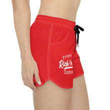 Load image into Gallery viewer, Women&#39;s Red Casual Rich Misfit Shorts
