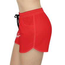 Load image into Gallery viewer, Women&#39;s Red Casual Rich Misfit Shorts
