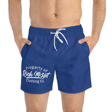 Load image into Gallery viewer, RM blue Swim Trunks
