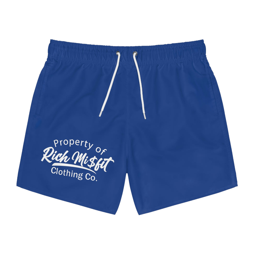 RM blue Swim Trunks